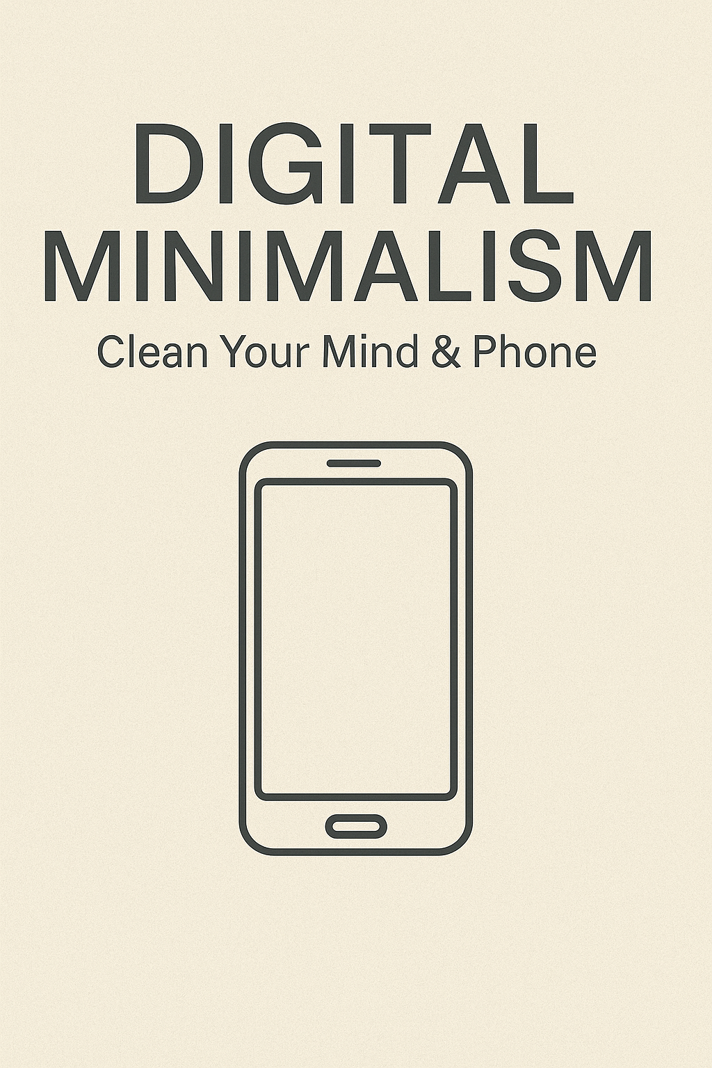 Digital Minimalism: Clean Your Mind & Phone