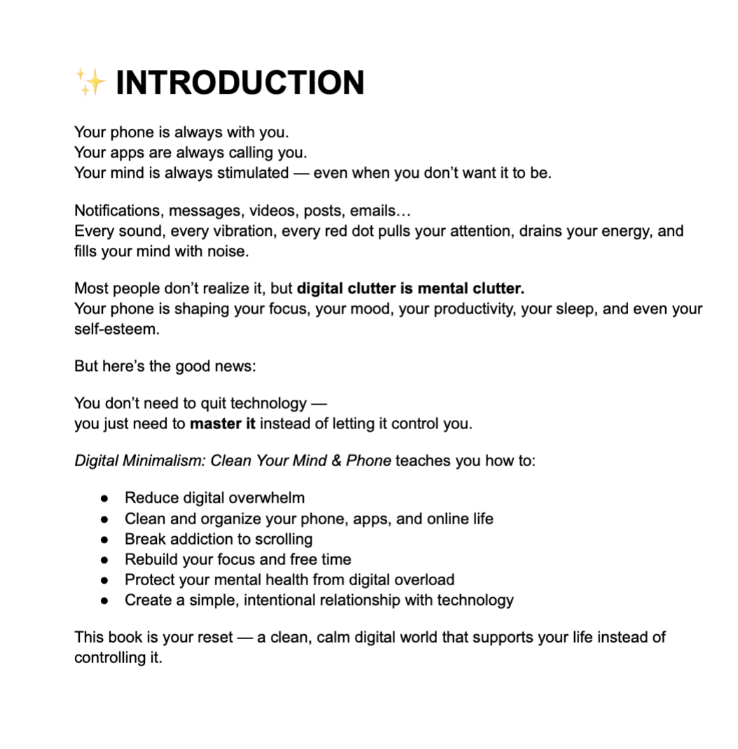 Digital Minimalism: Clean Your Mind & Phone