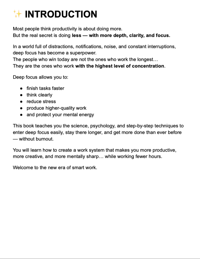 Deep Focus: Techniques to Work Smarter, Not Harder