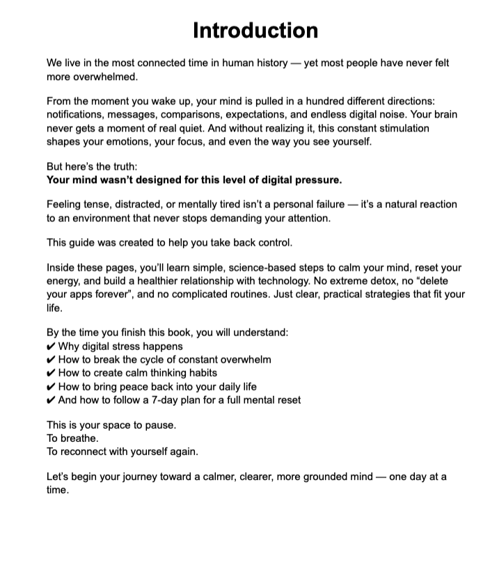 Digital Calm: The Modern Anxiety Detox