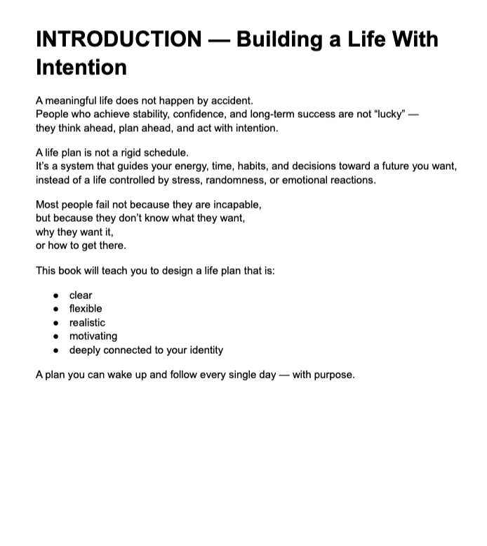 Create a Life Plan That Actually Works